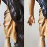 Comparativa del antes y el después de la restauración